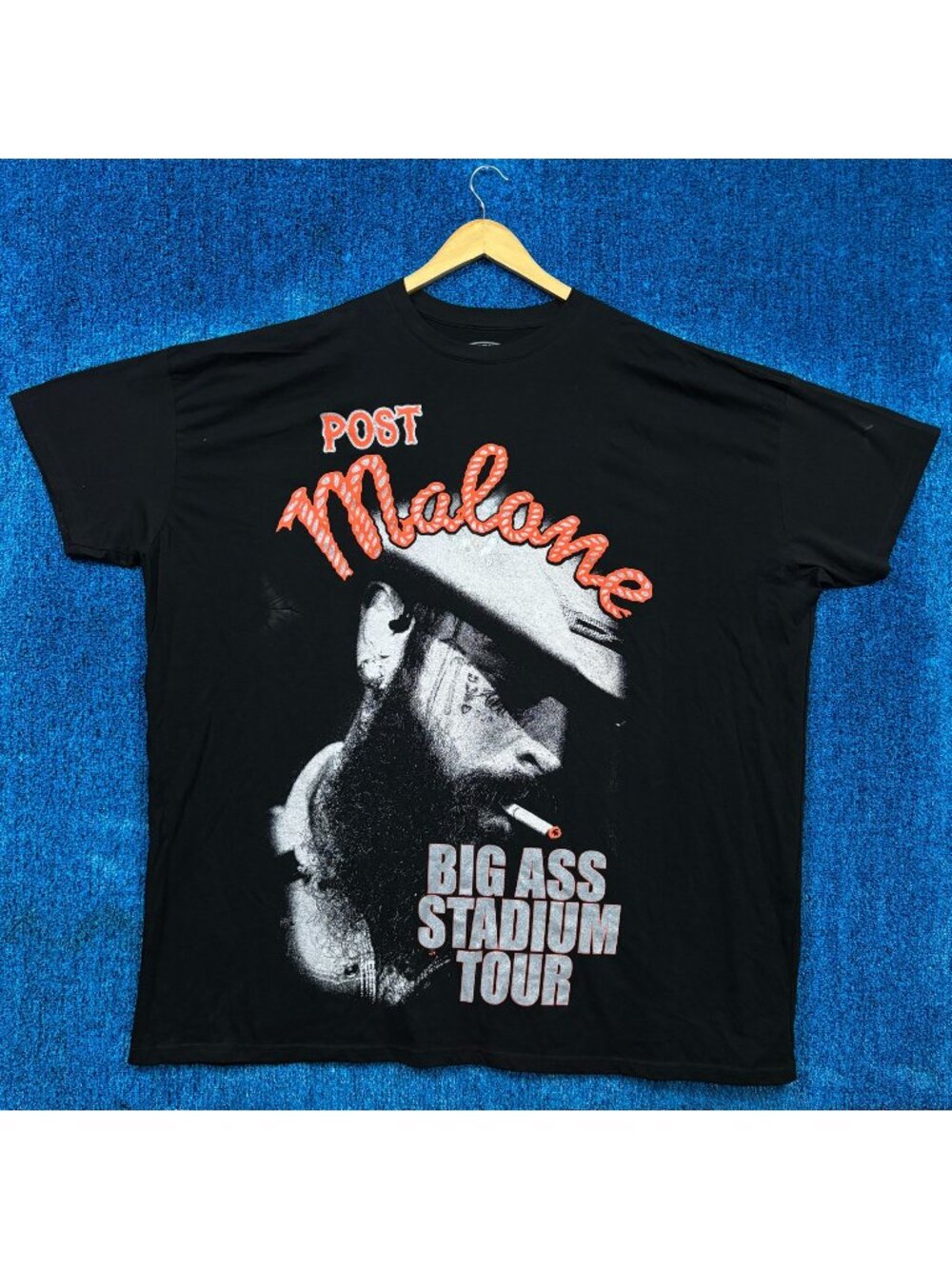 Post Malone "Big Ass Stadium Tour" Graphic T-Shirt Size One Size